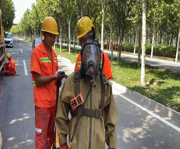 津南管道潜水作业